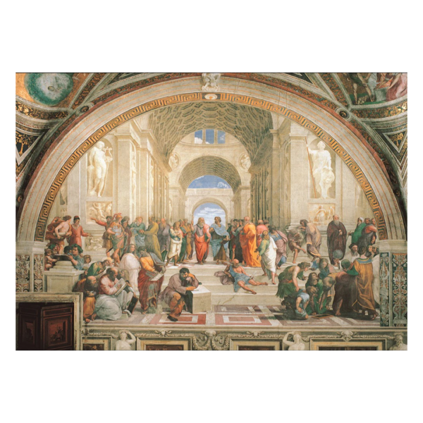 La escuela de Atenas (Rafael Sanzio) - 1500 piezas - Ricordi