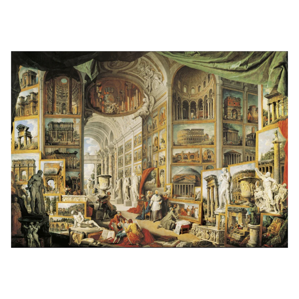 Galería de vistas de la antigua Roma (Giovanni Paolo Pannini) - 1500 piezas - Ricordi