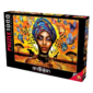 Mujer encantadora Africana - 1000 piezas - Anatolian Caja