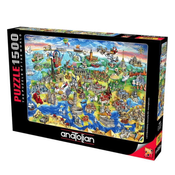 Mundo Europeo - 1500 piezas - Anatolian Caja
