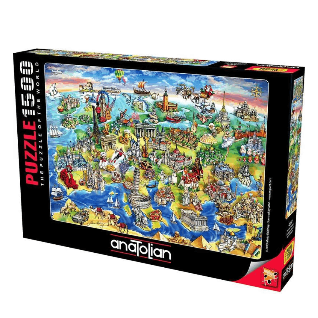 Mundo Europeo – 1500 piezas – Anatolian Caja