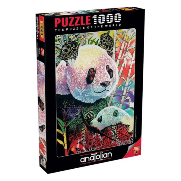 Panda Arcoiris - 1000 piezas - Anatolian Caja