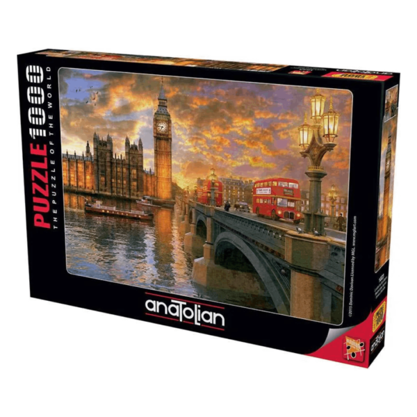 Puente sobre el Tamesis, Londres - 1000 piezas - Anatolian Caja